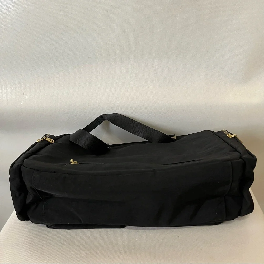 Baggallini Black Venice Laptop Tote Bag Travel Bag